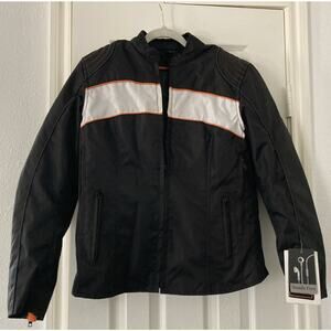 NWT Revolution Gear By Unik Textile Motorcycle jacket - Womens Size Large Armor